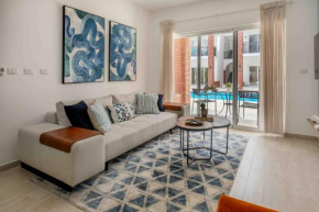 Charming 2BDR Pool View Walking to Bavaro Beach